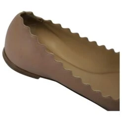 Chloé Chloe Lauren Ballerines Festonnées En Cuir Nude Chair 18 Chloé Chloe Lauren Ballerines Festonnées En Cuir Nude Chair -Chloé 862241 8