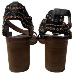 Sandales See By Chloé à Embellissements En Cristal En Cuir Noir 14 Sandales See By Chloé à Embellissements En Cristal En Cuir Noir -Chloé 862653 4