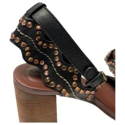 Sandales See By Chloé à Embellissements En Cristal En Cuir Noir 16 Sandales See By Chloé à Embellissements En Cristal En Cuir Noir -Chloé 862653 6