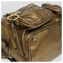 Chloé Sac à Main Cuir Doré 6HS184-50 Auth Bs4554 -Chloé 865527 9