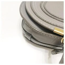 Chloé Mini Sac à Bandoulière Rond Marcie Gris 14 Chloé Mini Sac à Bandoulière Rond Marcie Gris -Chloé 867448 5