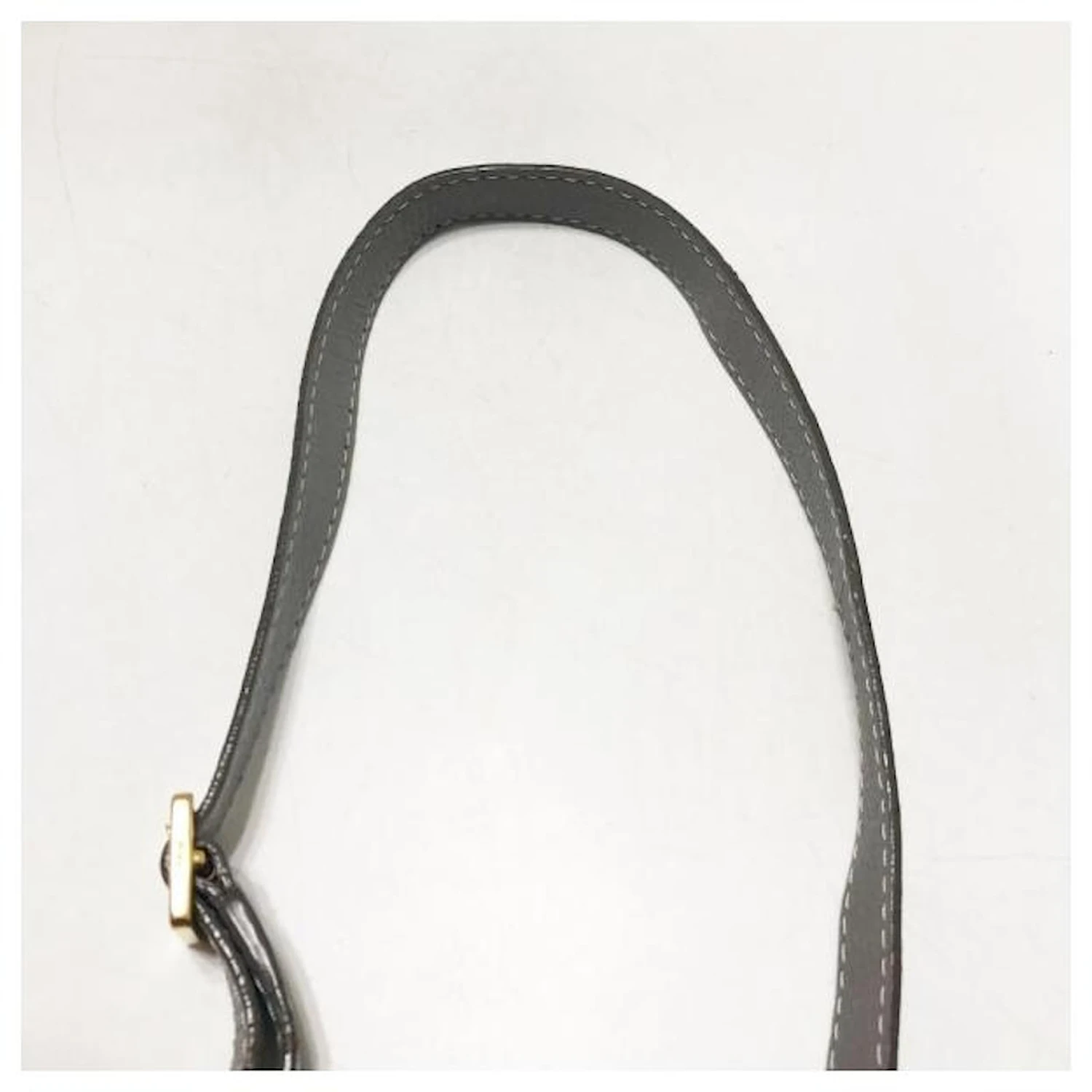 Chloé Mini Sac à Bandoulière Rond Marcie Gris 8 Chloé Mini Sac à Bandoulière Rond Marcie Gris – Image 6