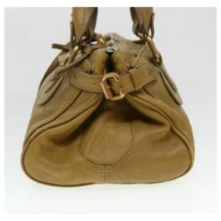 Chloé Chloe Paddington Sac à Main Cuir Beige 03 06 51 5366 Auth 38736 -Chloé 869218 3