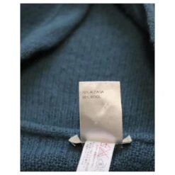 Chloé Chloe Cardigan Col Profond En Laine Bleue -Chloé 870104 6