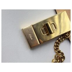 Chloé Chloe Drew Mini Sac à Bandoulière En Cuir Marron Blanc Beige 17 Chloé Chloe Drew Mini Sac à Bandoulière En Cuir Marron Blanc Beige -Chloé 870512 6