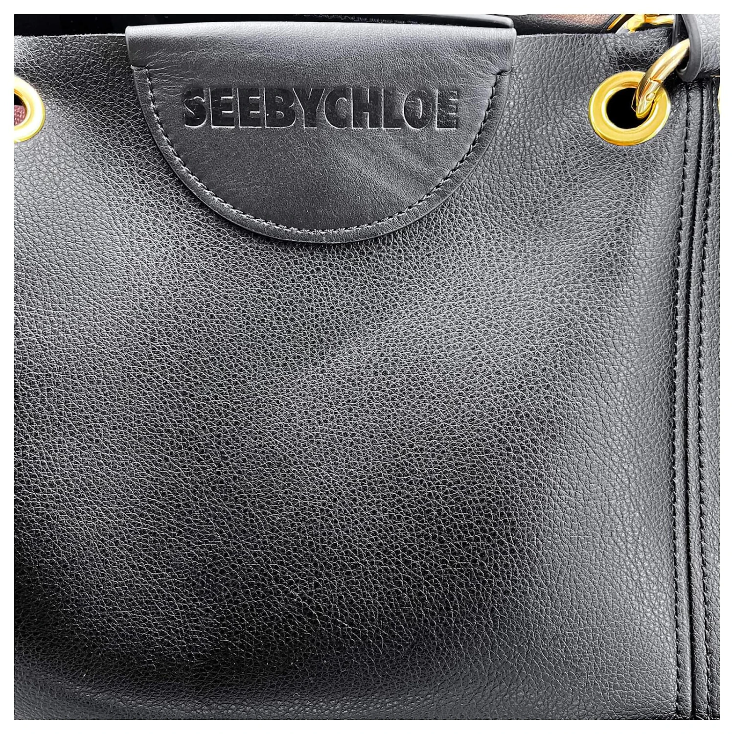 Chloé Grand Sac Cabas Marty Noir 11 Chloé Grand Sac Cabas Marty Noir – Image 9