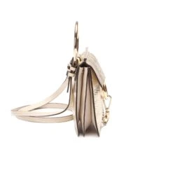 Chloé Sac Faye Bracelet En Cuir Métallisé Doré -Chloé 876716 4