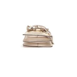 Chloé Sac Faye Bracelet En Cuir Métallisé Doré -Chloé 876716 6