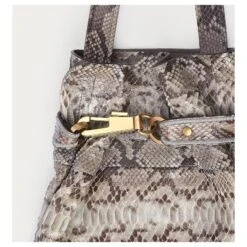 Chloé Sacs à Main CHLOE T. Cuirs Exotiques Gris -Chloé 877346 2