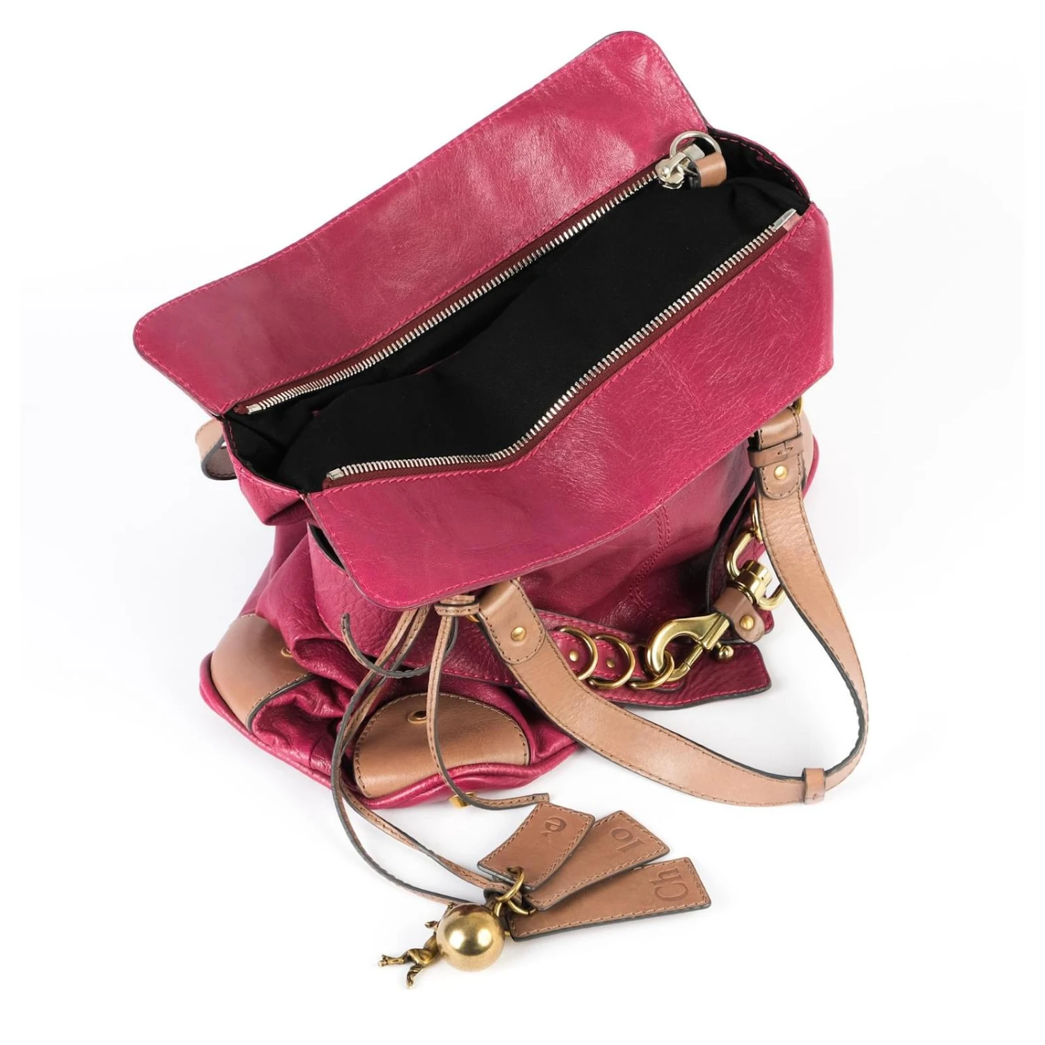 Chloé Sacs à Main CHLOE T. Cuir De Vachette Violet 5 Chloé Sacs à Main CHLOE T. Cuir De Vachette Violet – Image 3