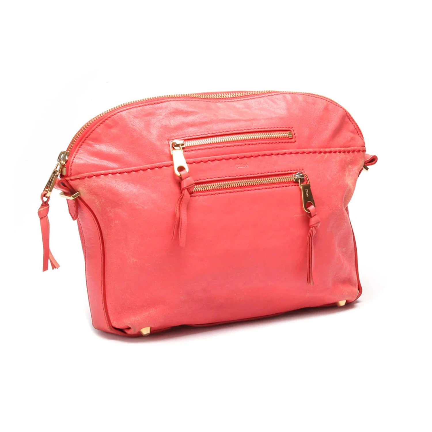 Chloé Pochette En Cuir Rose 4 Chloé Pochette En Cuir Rose – Image 2