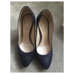 Chloé Talons Bleu Marine -Chloé 880501 2