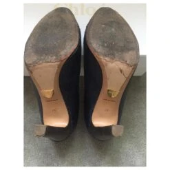Chloé Talons Bleu Marine -Chloé 880501 6