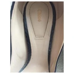 Chloé Talons Bleu Marine -Chloé 880501 7