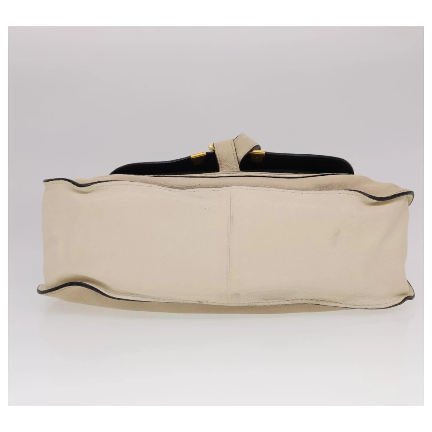 Chloé Sac à Main Chloe Mercy En Cuir 2façon Beige 03135665-20 Auth Yk6487 7 Chloé Sac à Main Chloe Mercy En Cuir 2façon Beige 03135665-20 Auth Yk6487 – Image 5