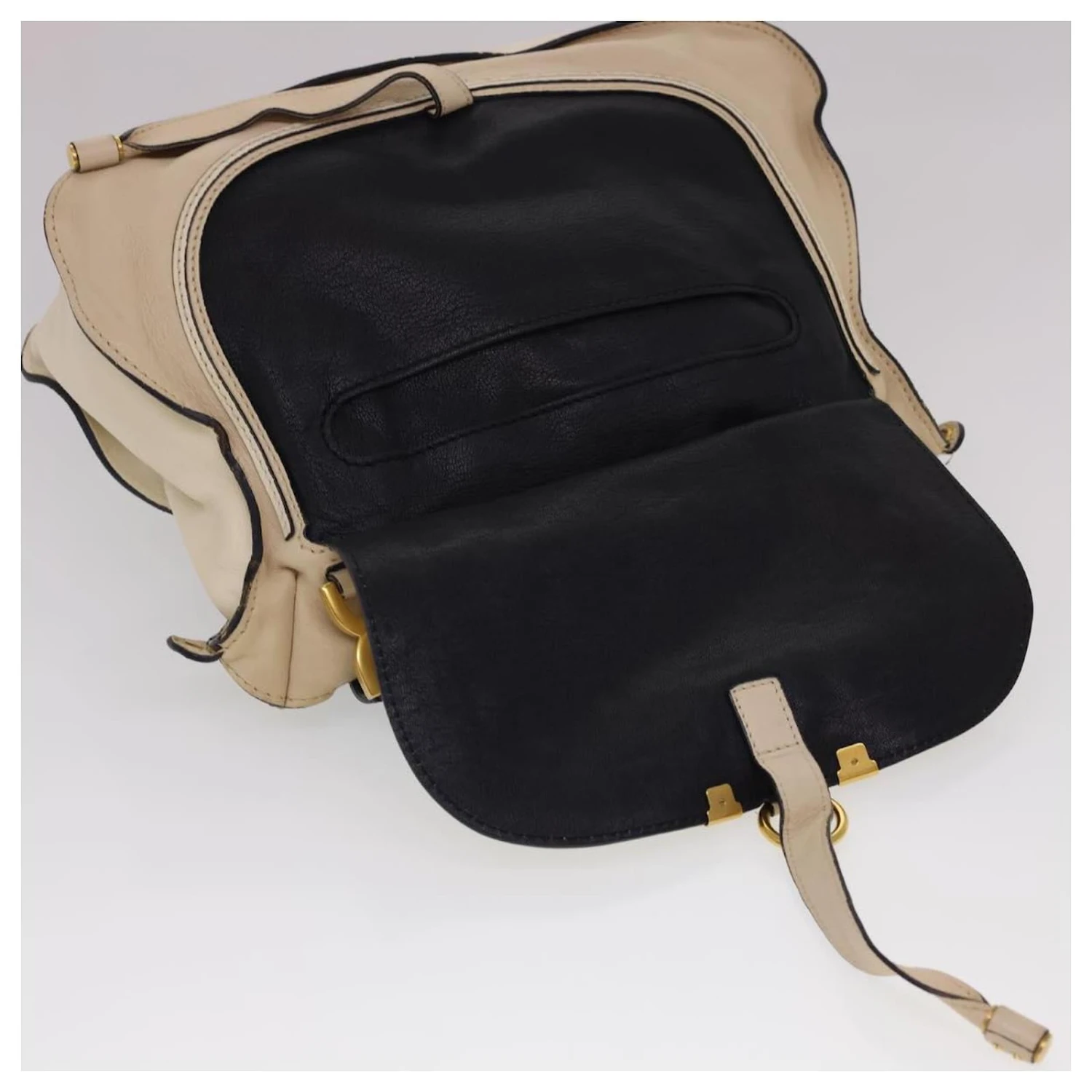 Chloé Sac à Main Chloe Mercy En Cuir 2façon Beige 03135665-20 Auth Yk6487 10 Chloé Sac à Main Chloe Mercy En Cuir 2façon Beige 03135665-20 Auth Yk6487 – Image 8