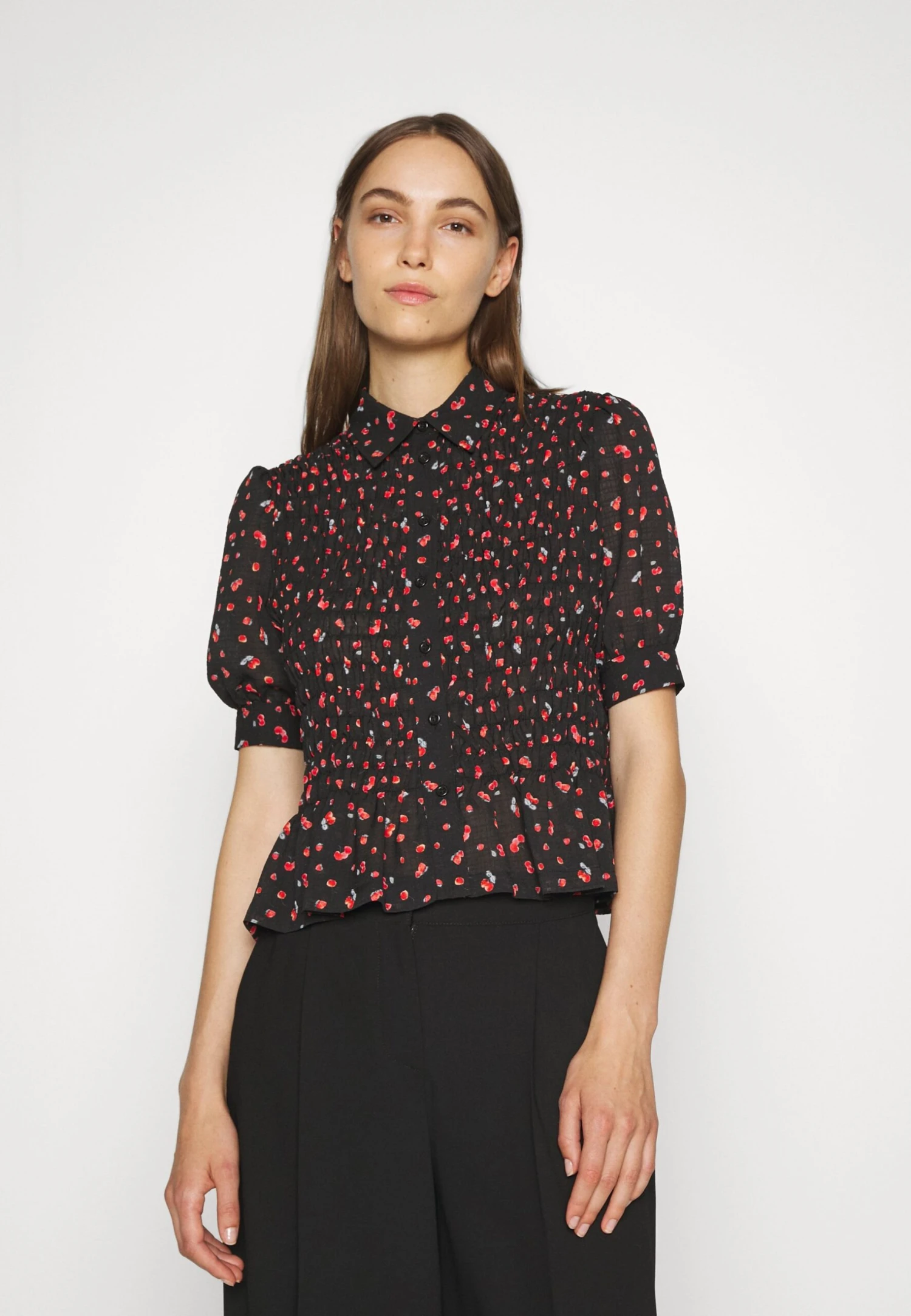 See By Chloé Chemisier - Black/Red 6 See By Chloé Chemisier - Black/Red – Image 4