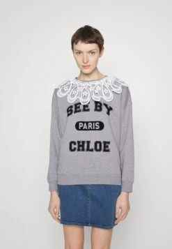 See By Chloé Sweatshirt - Limestone Grey