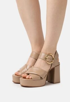 See By Chloé Lyna - Sandales À Plateforme - Beige