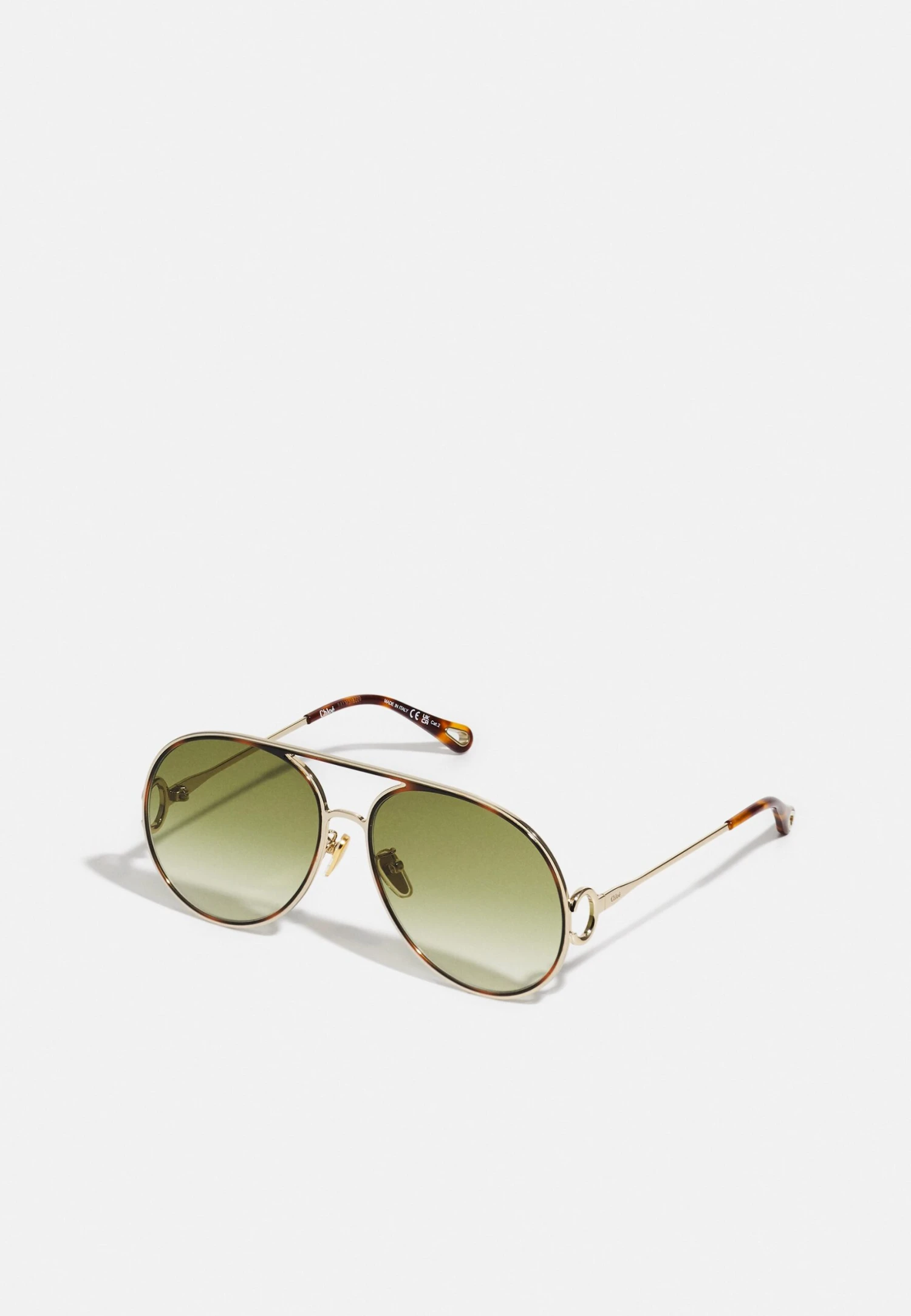 Chloé Austine Oversized Aviator Metal Sunglasses - Lunettes De Soleil - Gold-Coloured 3 Chloé Austine Oversized Aviator Metal Sunglasses - Lunettes De Soleil - Gold-Coloured