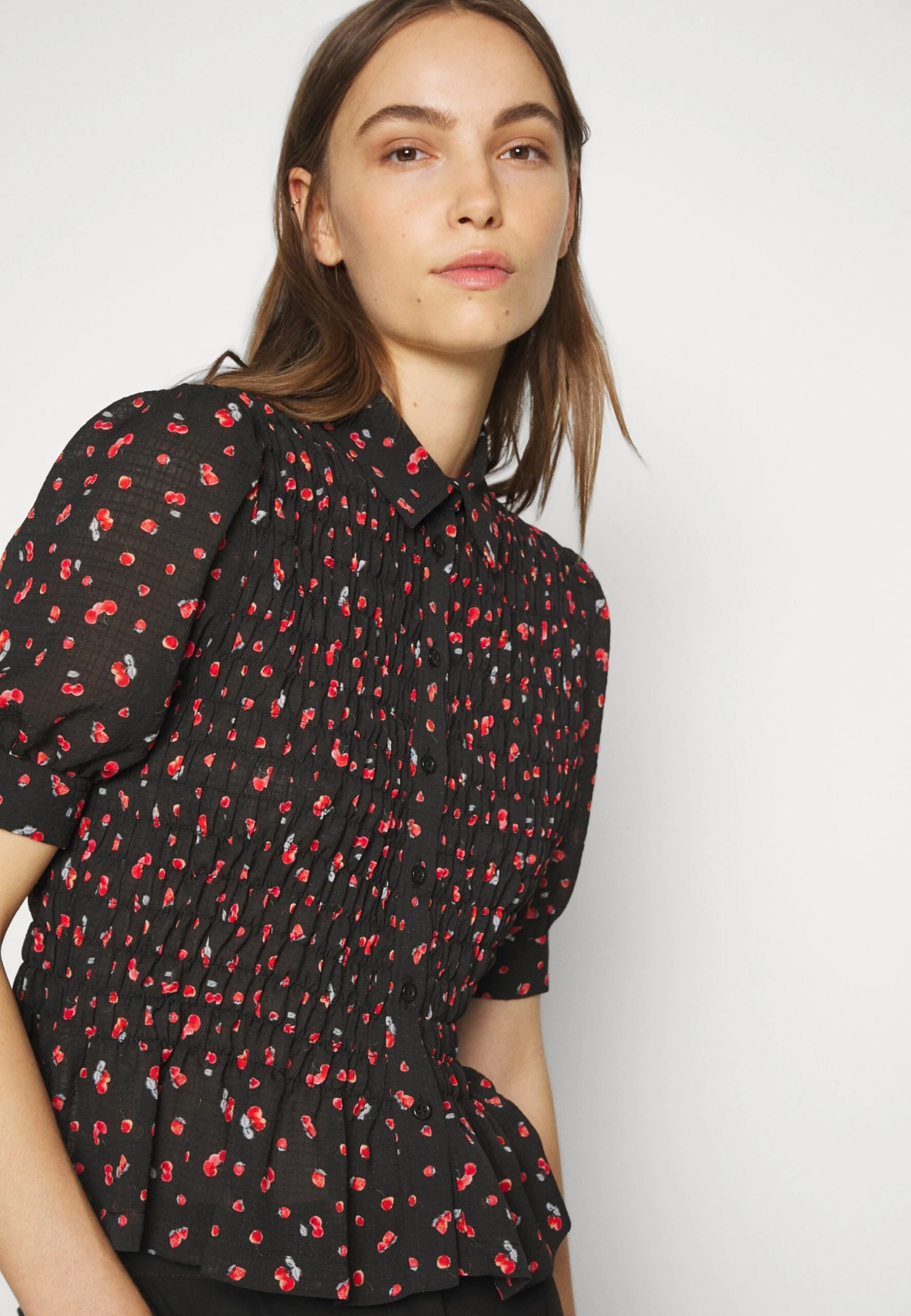 See By Chloé Chemisier - Black/Red 8 See By Chloé Chemisier - Black/Red – Image 6