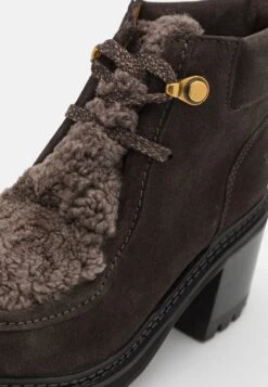 See By Chloé Jillie Heeled - Boots À Talons - Dark Grey -Chloé b65a09db78d94b3587e3d989fd7ecbd5