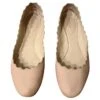 Chloé Lauren Beige -Chloé ballerines lauren chloe cuir beige