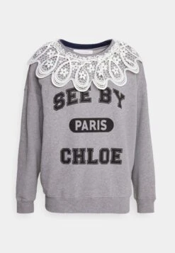 See By Chloé Sweatshirt - Limestone Grey -Chloé bd30291d03dd4e58ab1d3c1cc4aed029