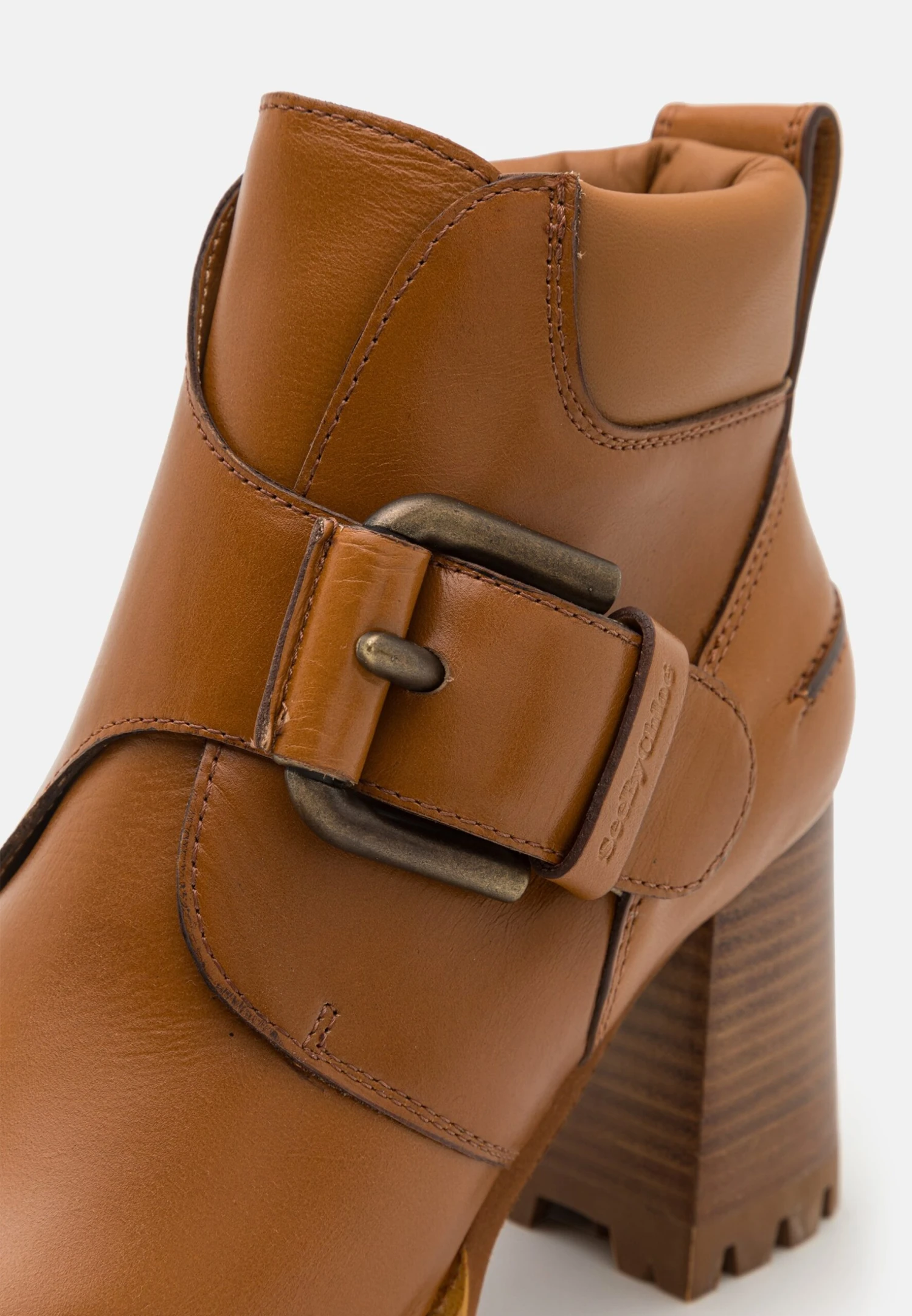 See By Chloé Willow Buckle - Boots À Talons - Light/Pastel Brown 9 See By Chloé Willow Buckle - Boots À Talons - Light/Pastel Brown – Image 7