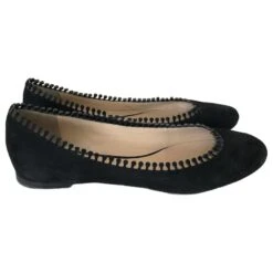 Chloé CHLOE Ballerines T.UE 36.5 Suédée Noir