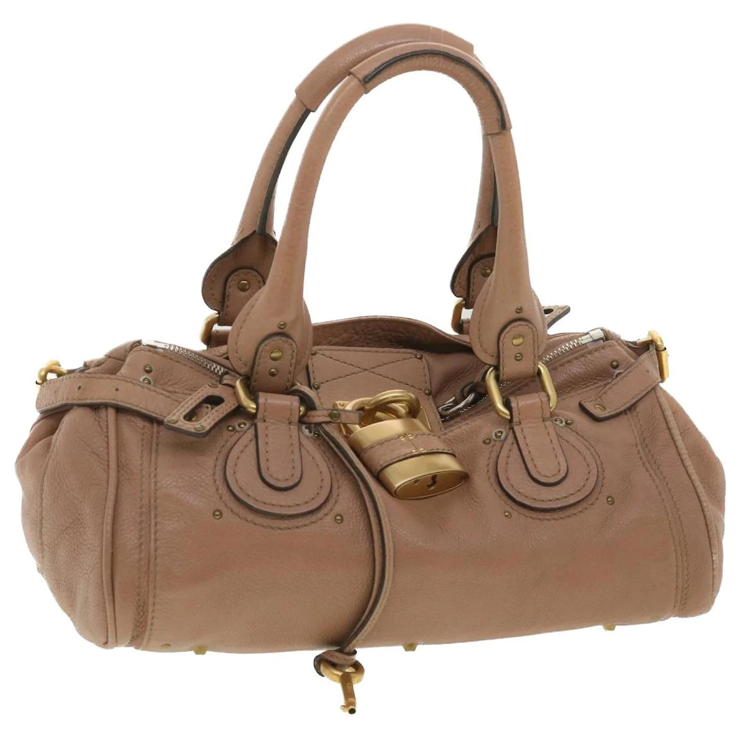 Chloé Chloe Paddington Sac à Main En Cuir Marron 01-10-51-5276 Auth 37311 3 Chloé Chloe Paddington Sac à Main En Cuir Marron 01-10-51-5276 Auth 37311