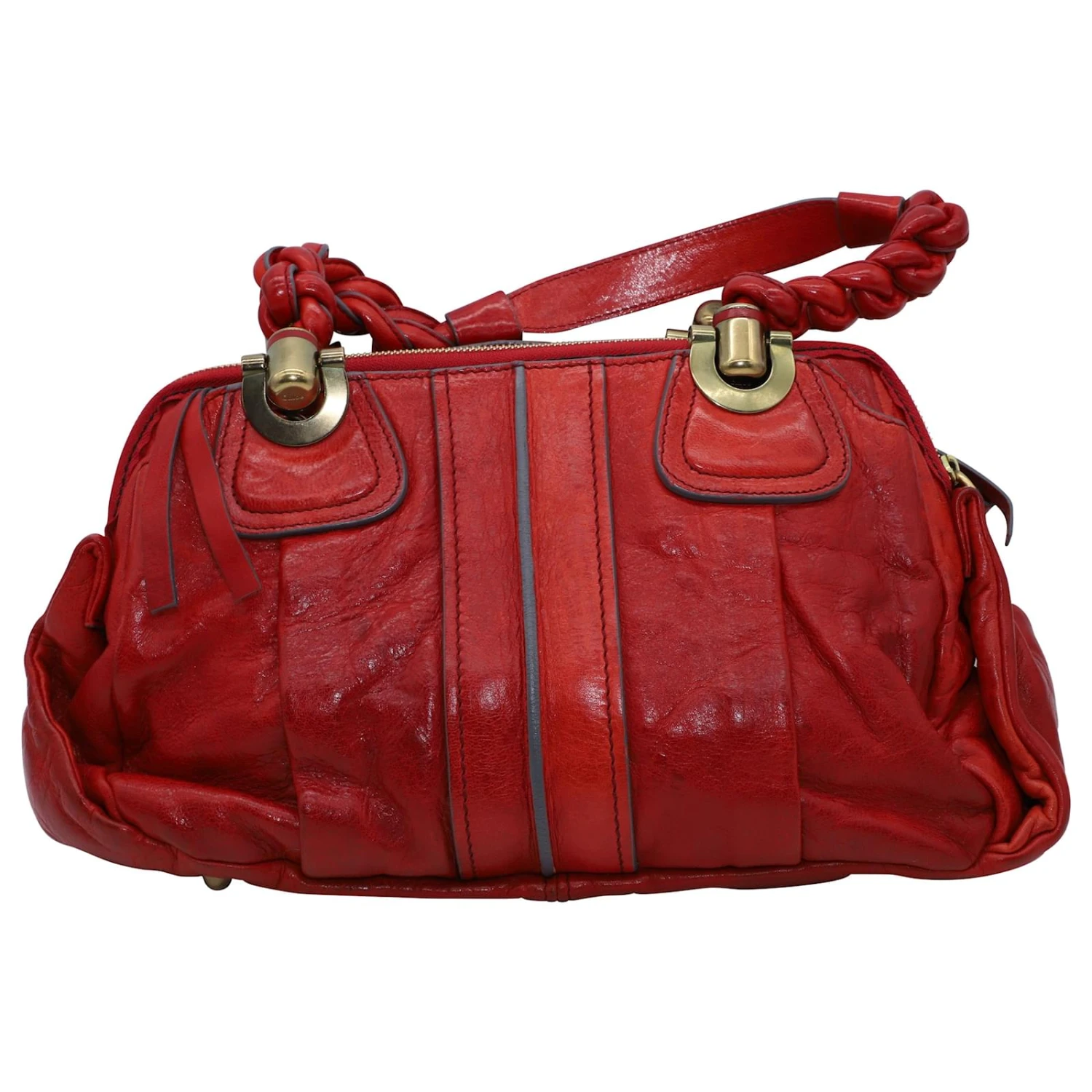 Chloé Sac Bandoulière Héloïse En Cuir Rouge 3 Chloé Sac Bandoulière Héloïse En Cuir Rouge