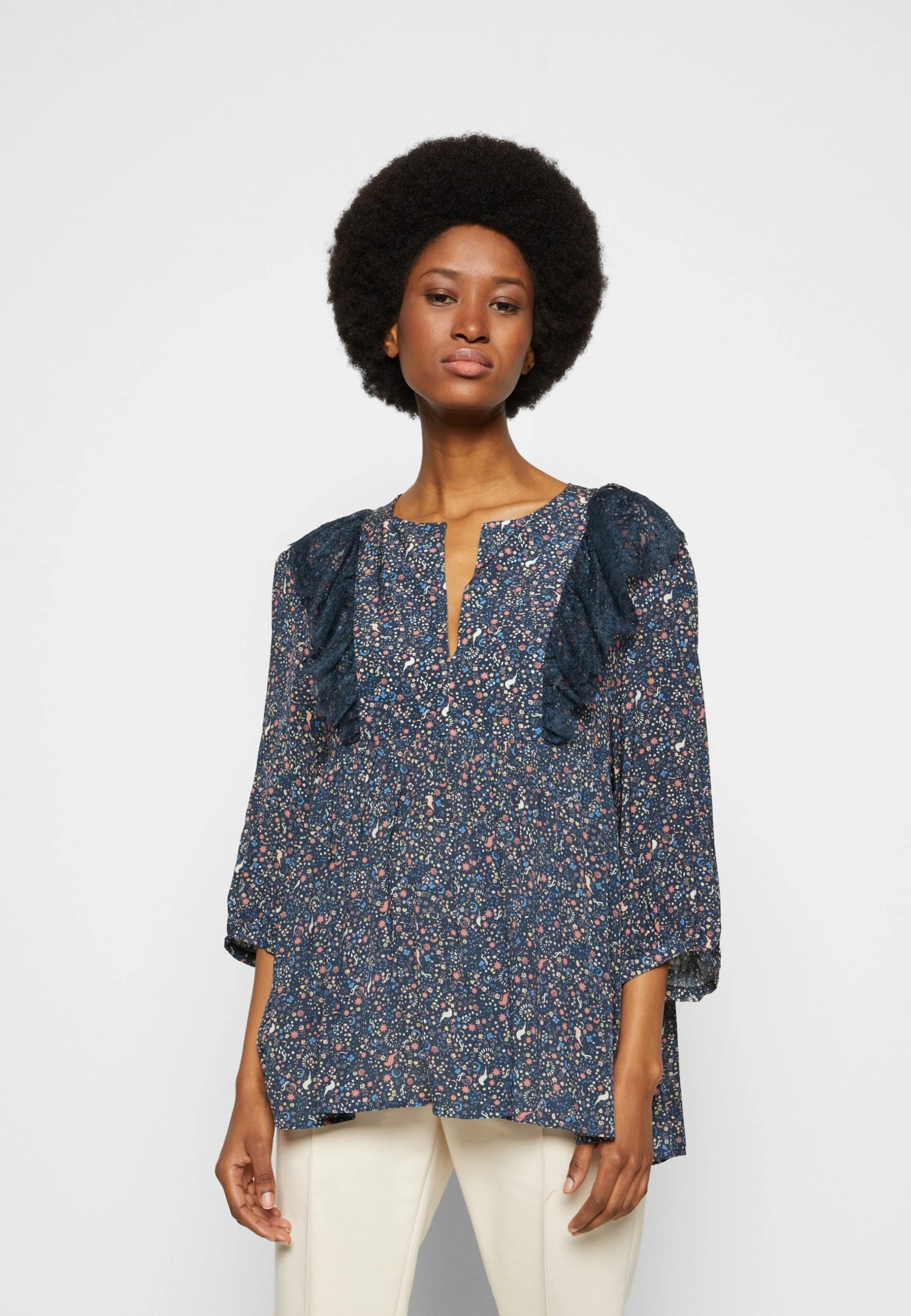 See By Chloé Blouse - Multicolor/Blue 5 See By Chloé Blouse - Multicolor/Blue – Image 3