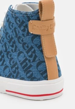 See By Chloé Aryana - Baskets Montantes - Medium Blue -Chloé e8a44290dbc4464b88c182d6f8ca0726