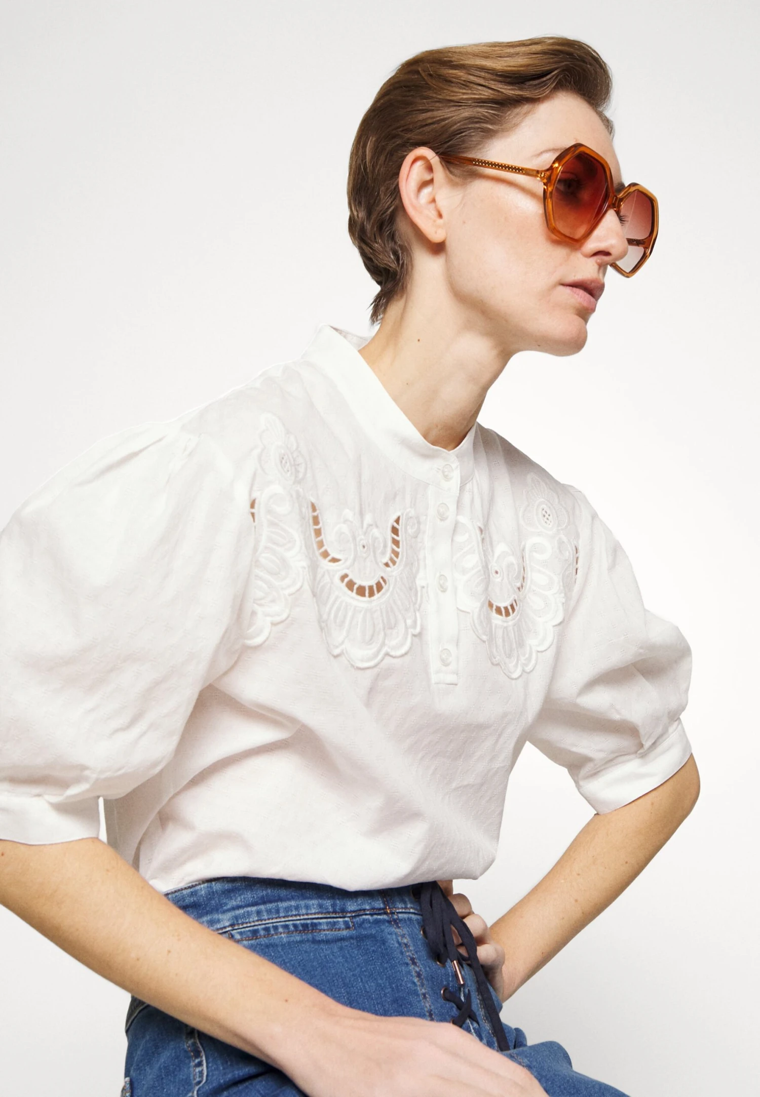 See By Chloé Blouse - Whisper White 8 See By Chloé Blouse - Whisper White – Image 6