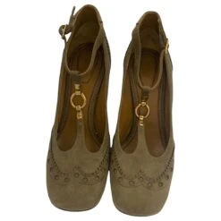 Chloé Clare Escarpins CHLOÉ 38 Suédée Beige