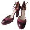 Escarpins Chloé Bordeaux -Chloé escarpins chloe cuir bordeaux