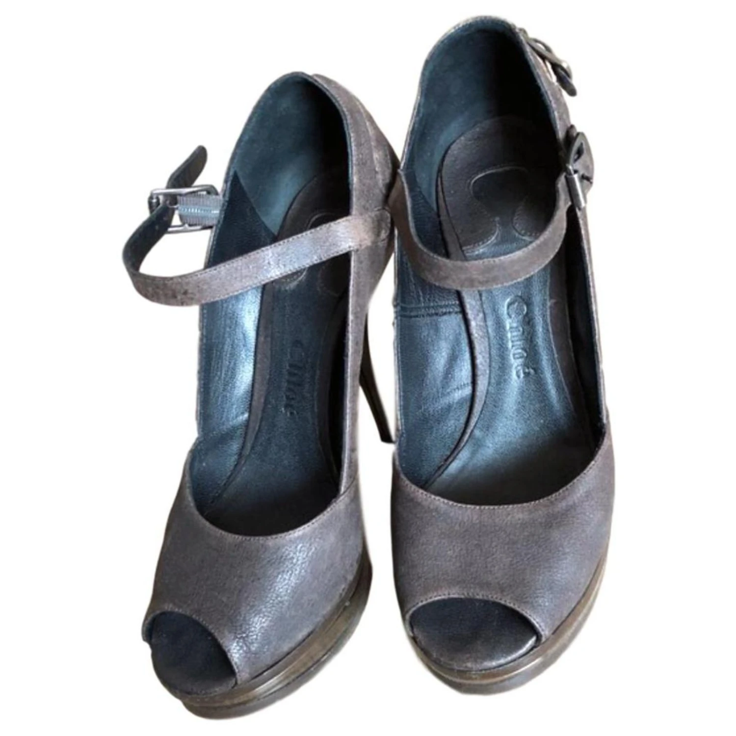 Escarpins Chloé Marron Foncé 3 Escarpins Chloé Marron Foncé