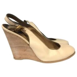 Chloé CHLOE Talons T.UE 36.5 Cuir De Vachette Beige