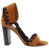 Chloé Sandales à Lacets Chloe Miles En Daim Marron -Chloé escarpins sandales a lacets chloe miles en daim marron suede