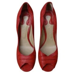Chloé Talons Rouge Orange