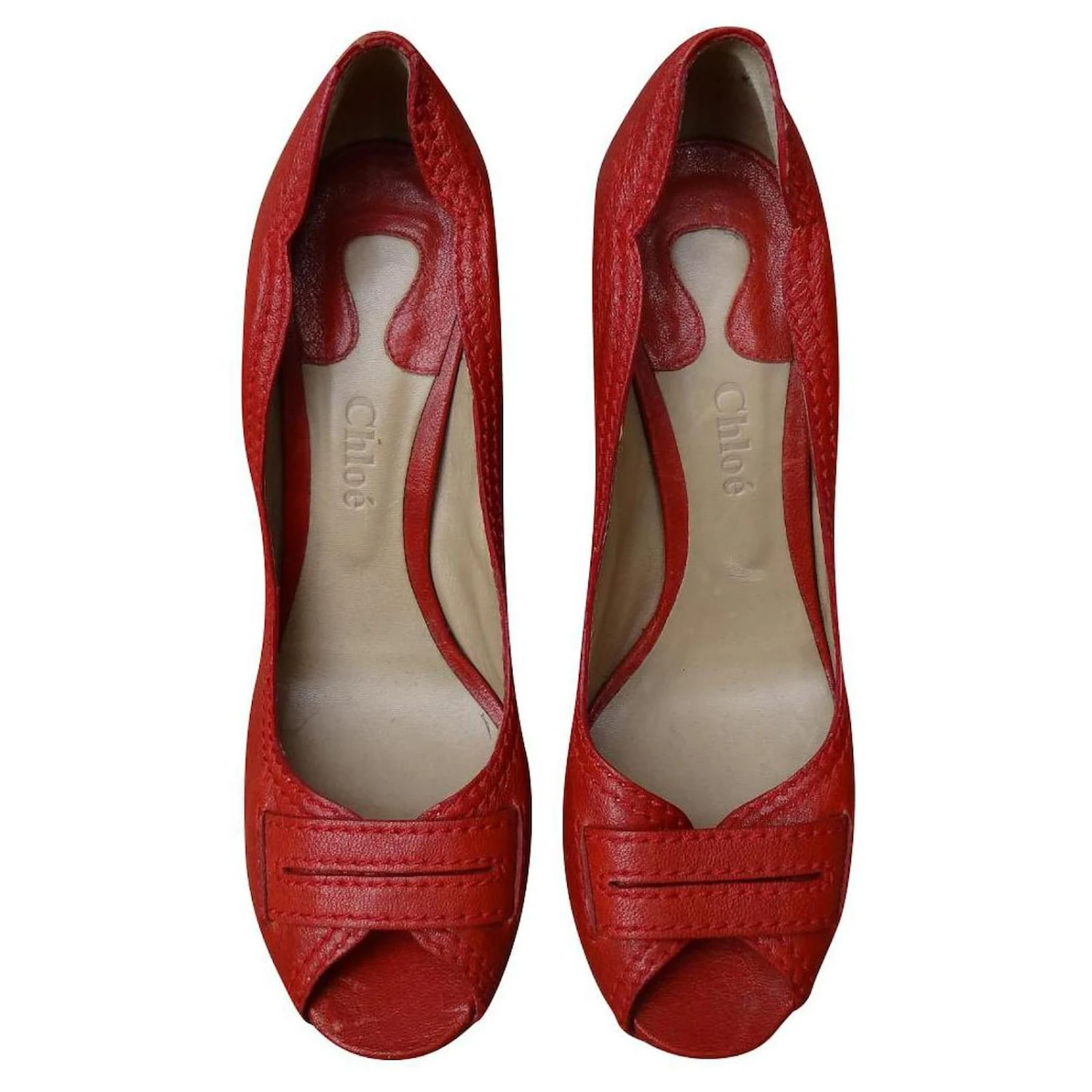 Chloé Talons Rouge Orange 3 Chloé Talons Rouge Orange