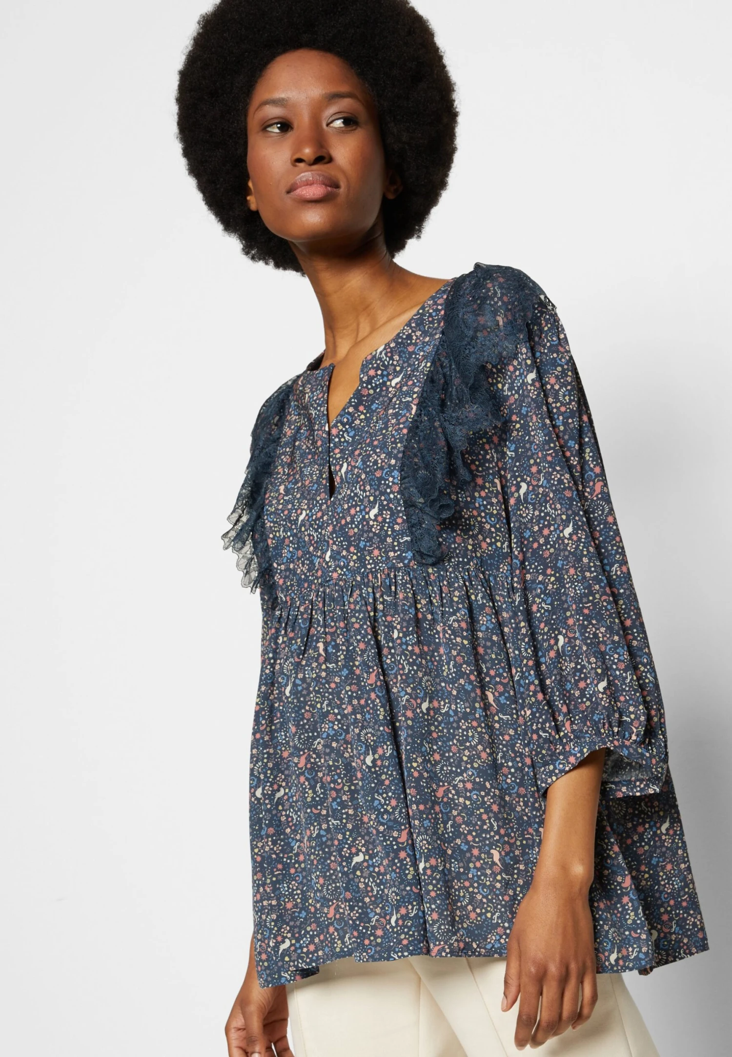 See By Chloé Blouse - Multicolor/Blue 8 See By Chloé Blouse - Multicolor/Blue – Image 6