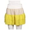 See By Chloé Jupe à Volants En Soie Jaune -Chloé jupe a volants en soie jaune