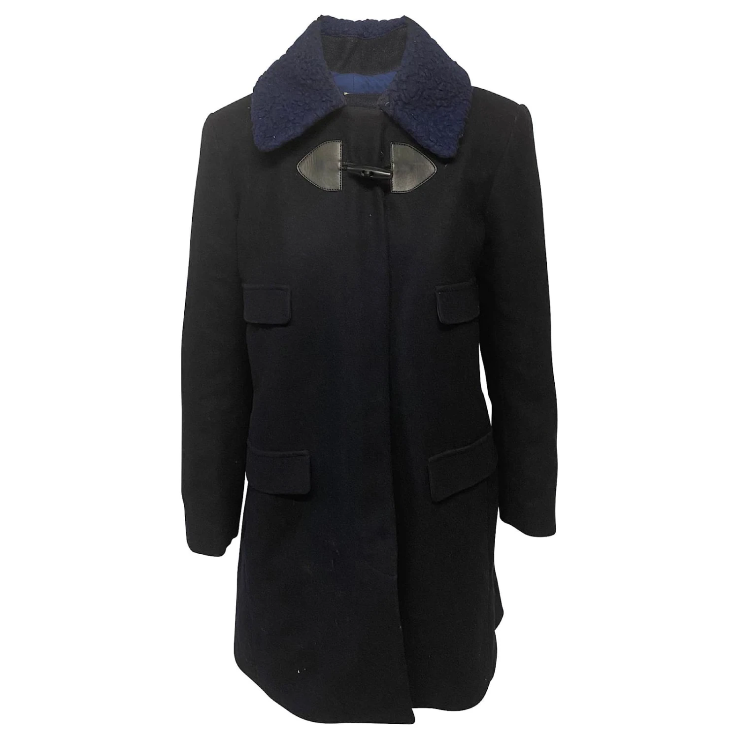 See By Chloé Manteau D'hiver See By Chloe En Polyester Bleu Marine 3 See By Chloé Manteau D'hiver See By Chloe En Polyester Bleu Marine