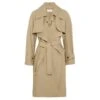 Chloé Trench Coat Beige -Chloé manteaux trench coat chloe cuir beige