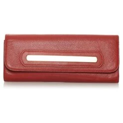 Chloé Pochette En Cuir Rouge