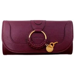 See By Chloé Portefeuille Long Hana Bordeaux