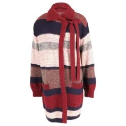 Chloé Cardigan Rayé Chloe En Mohair Multicolore