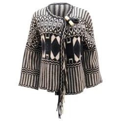 Chloé Pré-automne 2015 Veste Ethnique En Laine Multicolore